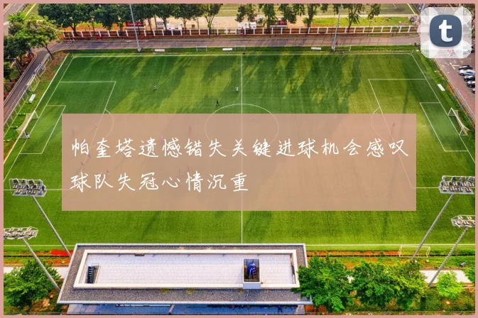 帕奎塔遗憾错失关键进球机会感叹球队失冠心情沉重